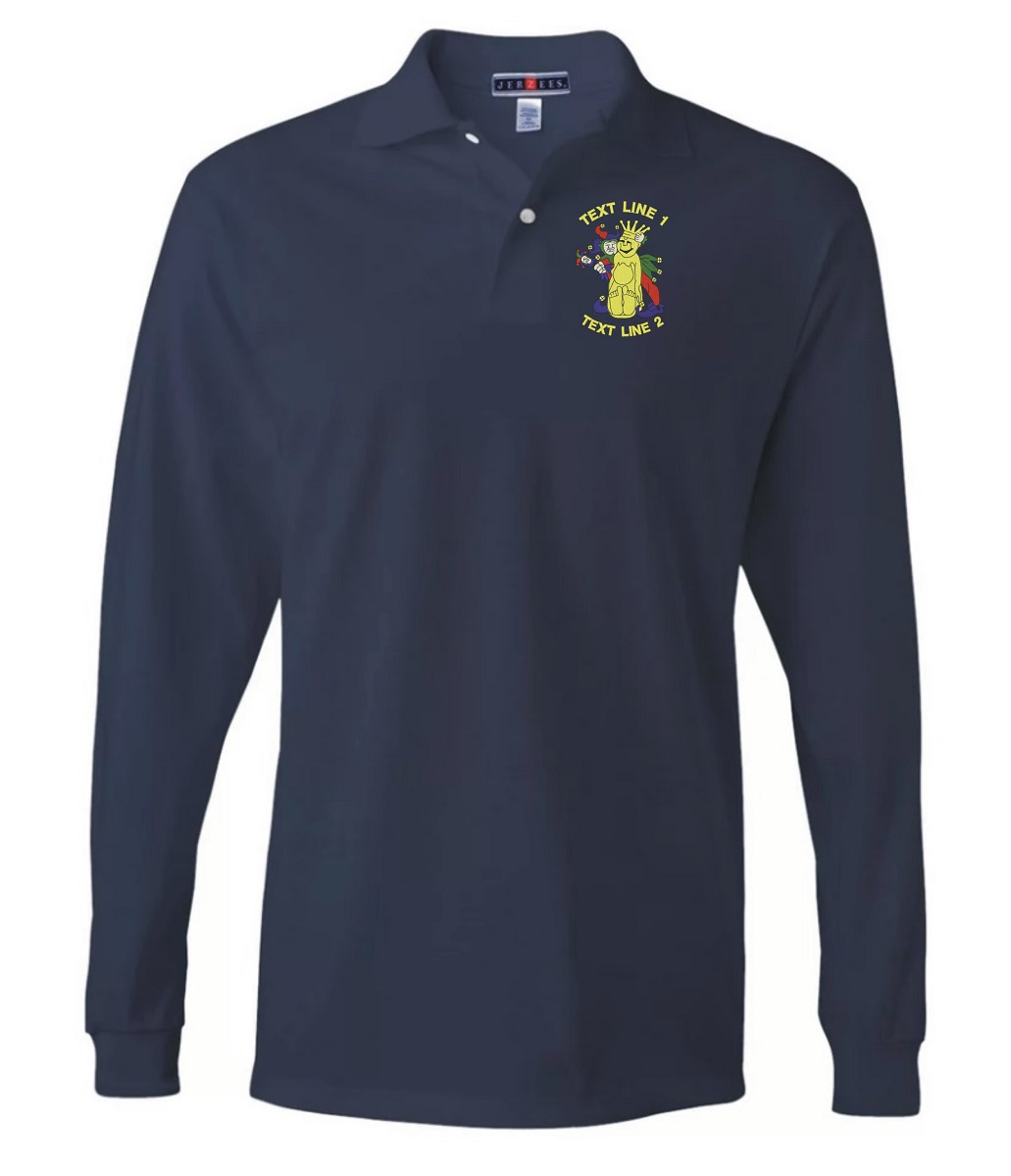 ROJ MIRTH Royal Order of Jesters Polo L/S #911 (image for) ROJ MIRTH Royal Order of Jesters Polo L/S #911